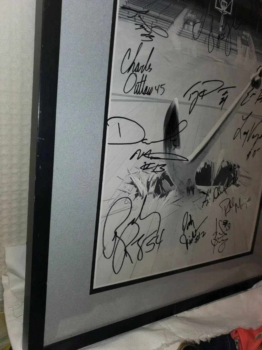 VTG 1997 LA CLIPPERS Playoffs 13 Player Signed Autographed Poster Vs Utah - RARE - Picture 5 of 9